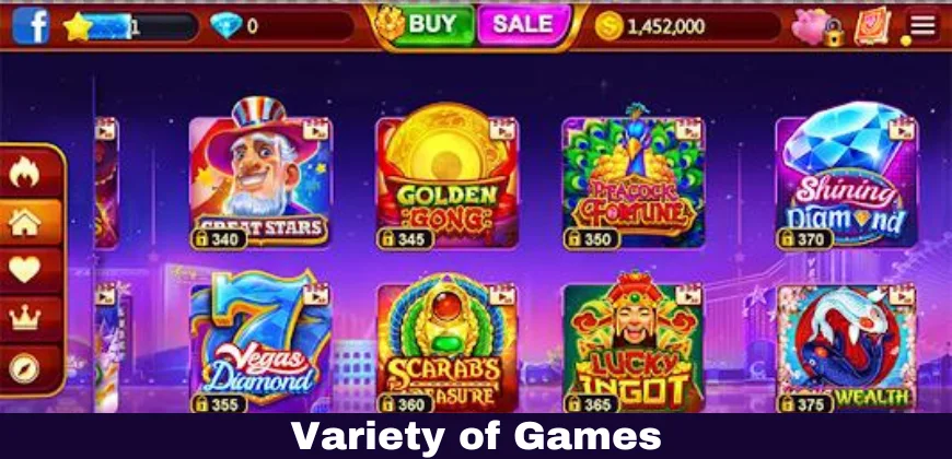 variety of games
